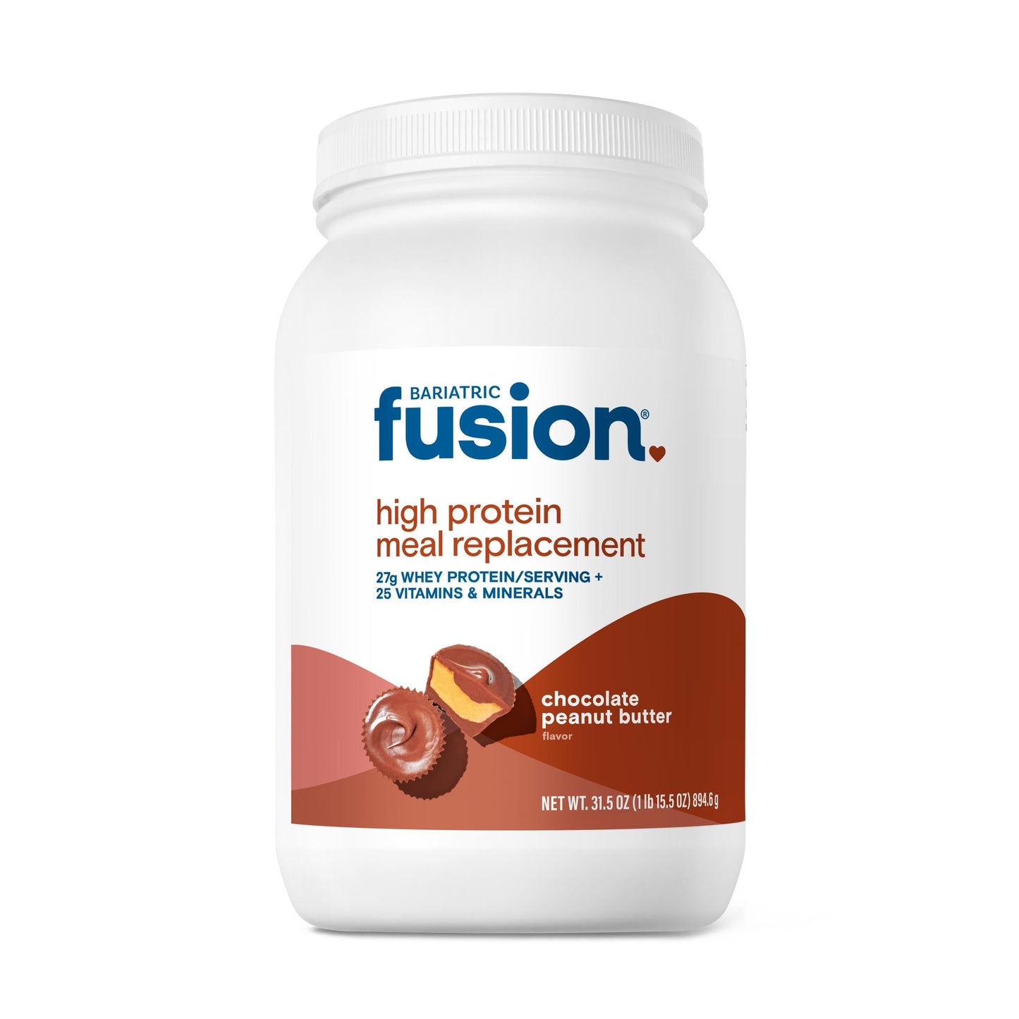 Bariatric Fusion Vanilla High Protein Meal Replacement Shake | 27g Whey Isolate Bariatric Protein Powder | Lactose Free Whey Protein Powder | Gluten and Sugar Free | 21 Servings