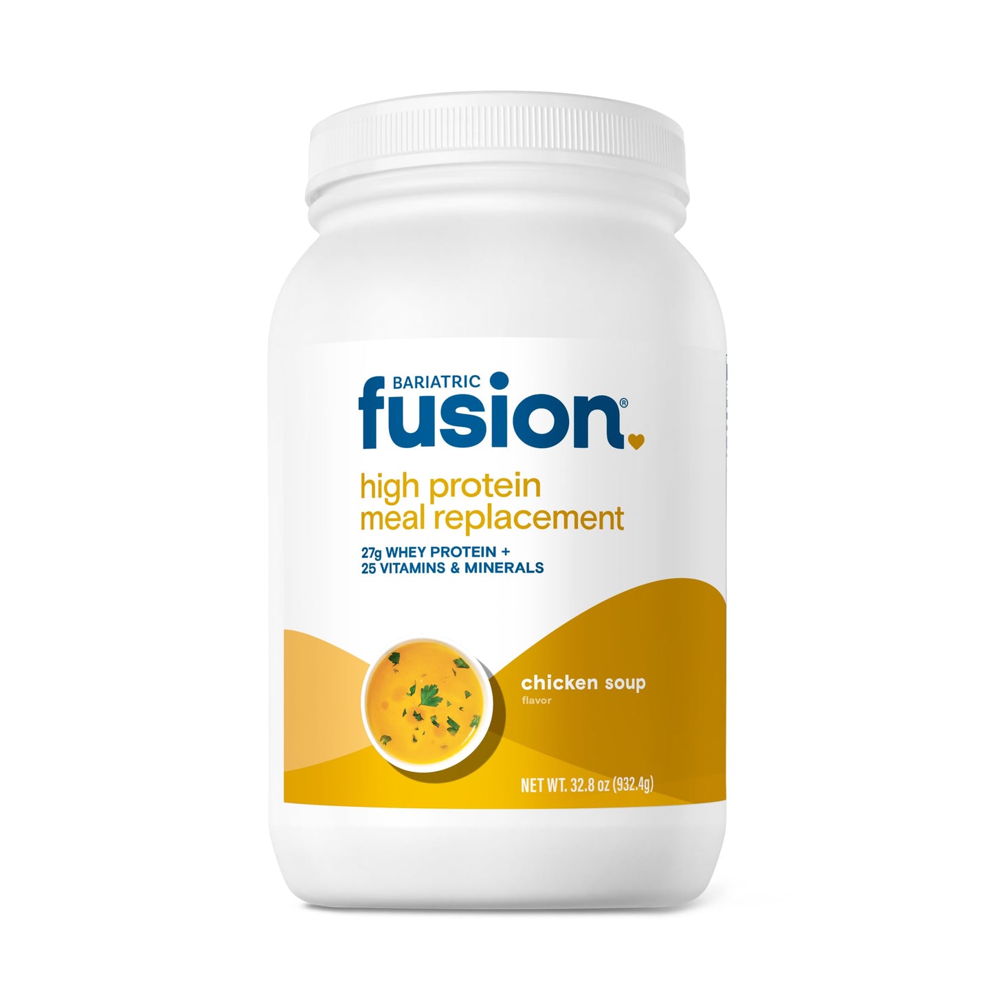 Bariatric Fusion Vanilla High Protein Meal Replacement Shake | 27g Whey Isolate Bariatric Protein Powder | Lactose Free Whey Protein Powder | Gluten and Sugar Free | 21 Servings