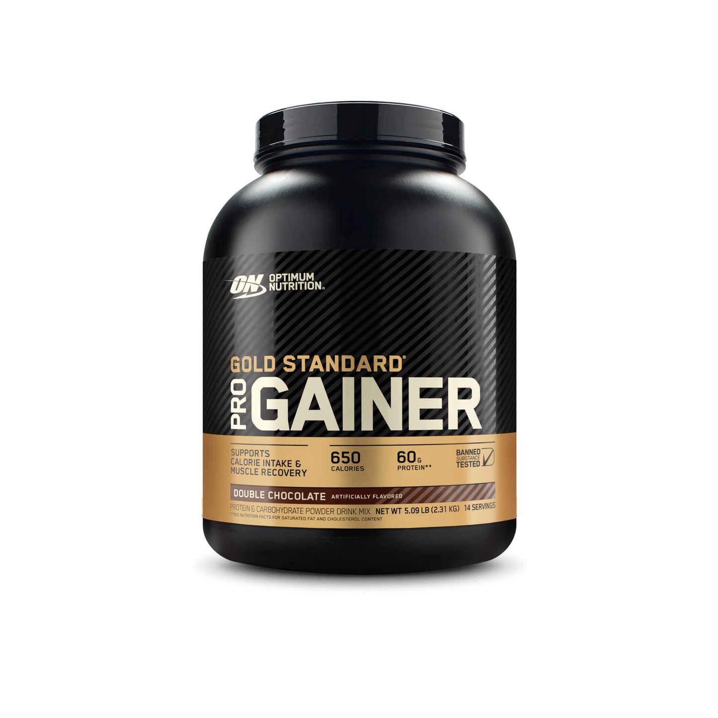 Optimum Nutrition Gold Standard Pro Gainer Protein, Double Chocolate, 10 LB