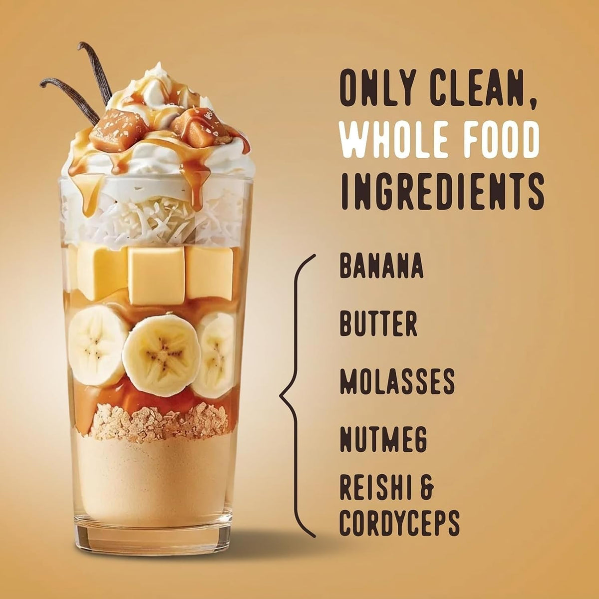 FlavCity All in One Protein Shake Powder, Salted Caramel - On the Go Meal Alternative + Collagen Peptides, Reishi & Cordyceps - Focus, Skin, Hair & Joint Support - 100% Grass Fed Whey, 20 Servings