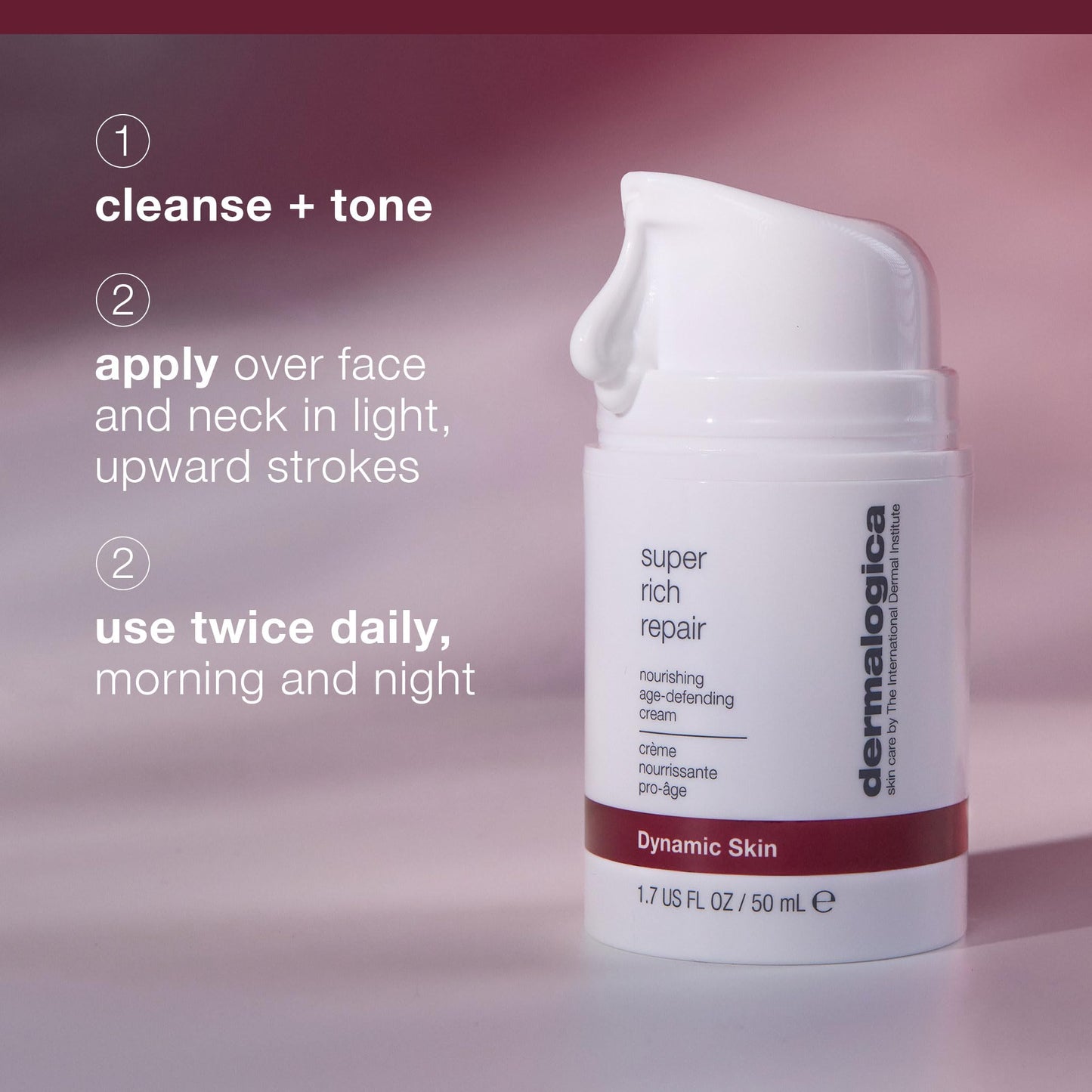 Dermalogica Super Rich Repair Anti-Aging Super-Concentrated Face Moisturizer - Help Replenish Skin's Natural Moisture Levels, 3.4 fl oz