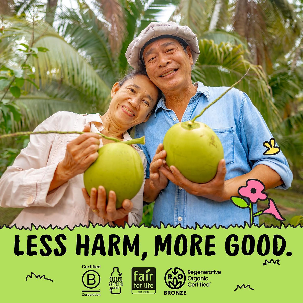 Harmless Harvest Organic Coconut Water, Original, 10 Fl Oz, 24 Pack