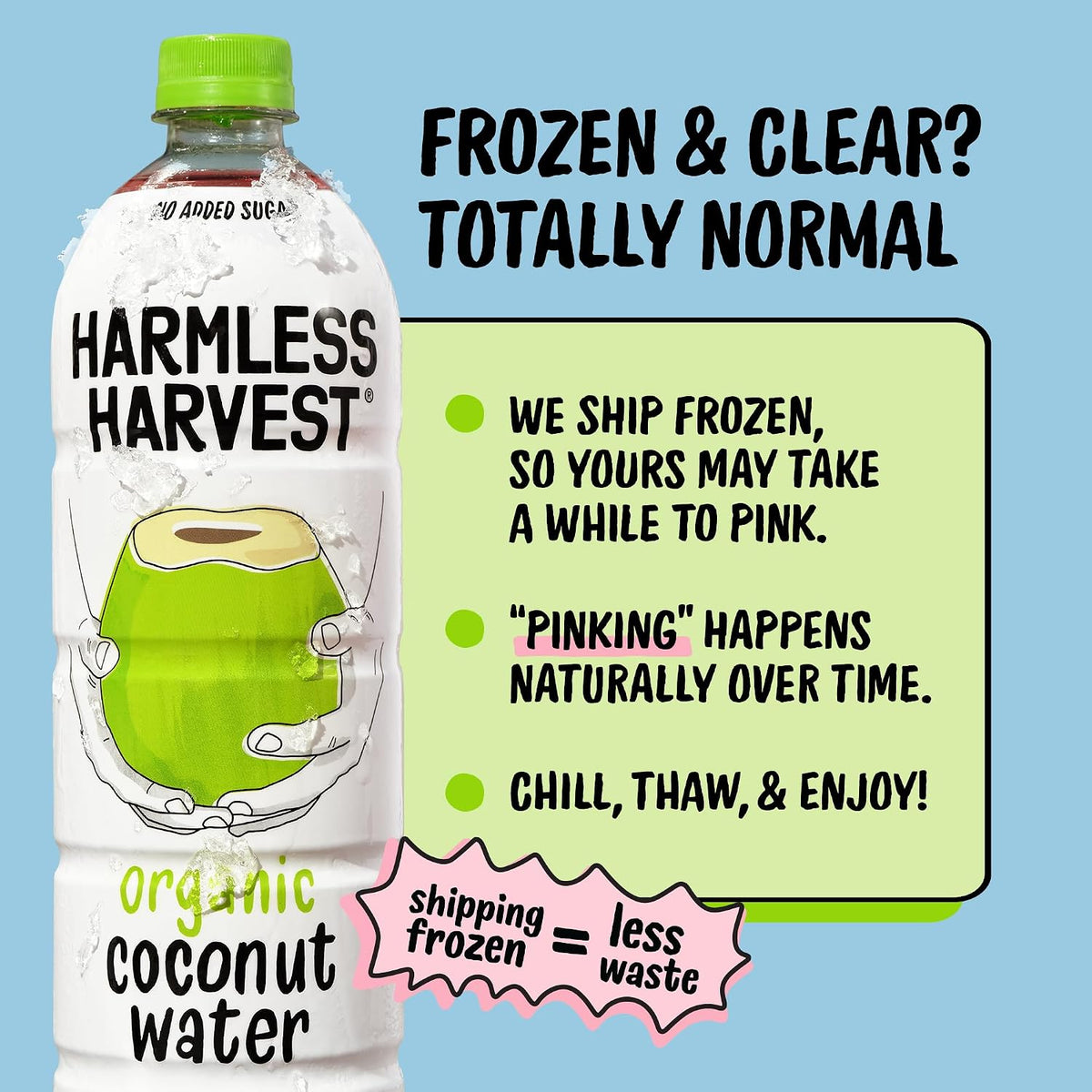 Harmless Harvest Organic Coconut Water, Original, 10 Fl Oz, 24 Pack