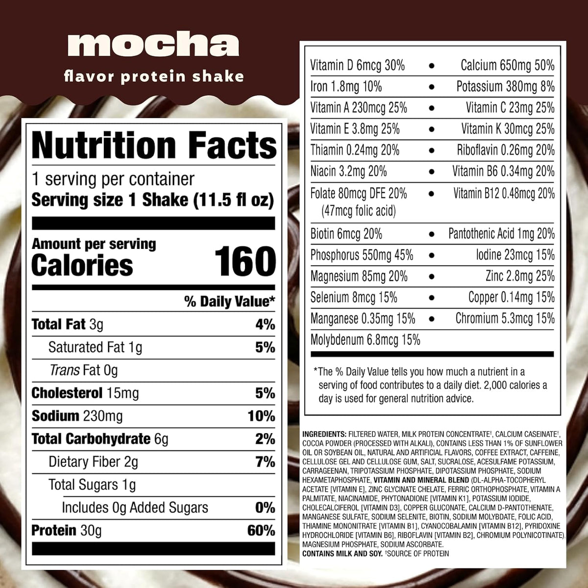 Premier Protein COFFEEHOUSE 30g Protein Shake, Mocha, 12 Pack