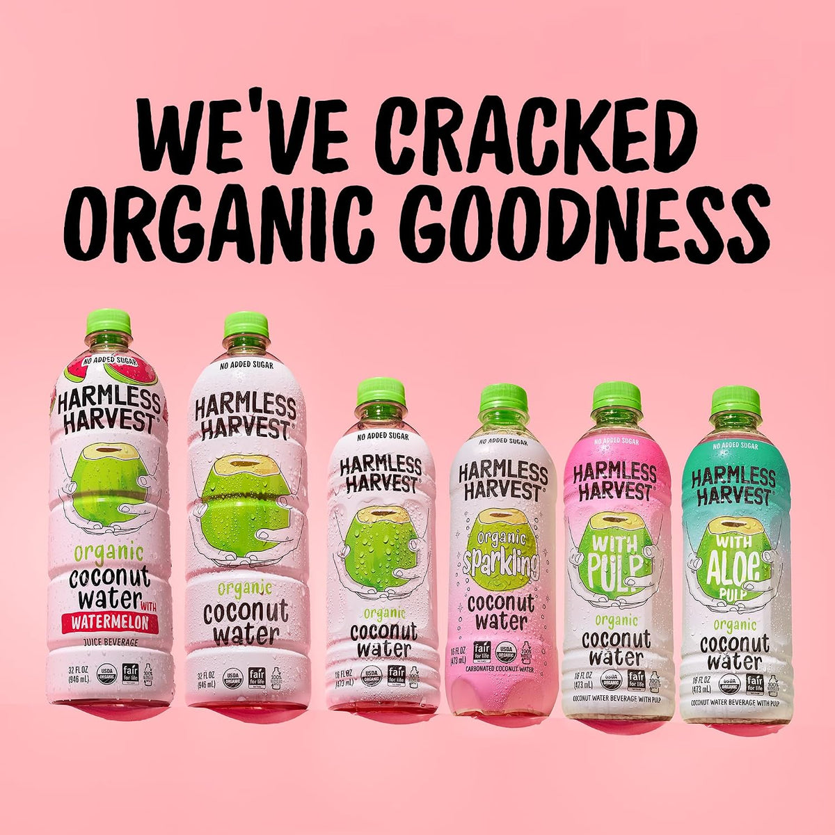 Harmless Harvest Organic Coconut Water, Original, 10 Fl Oz, 24 Pack